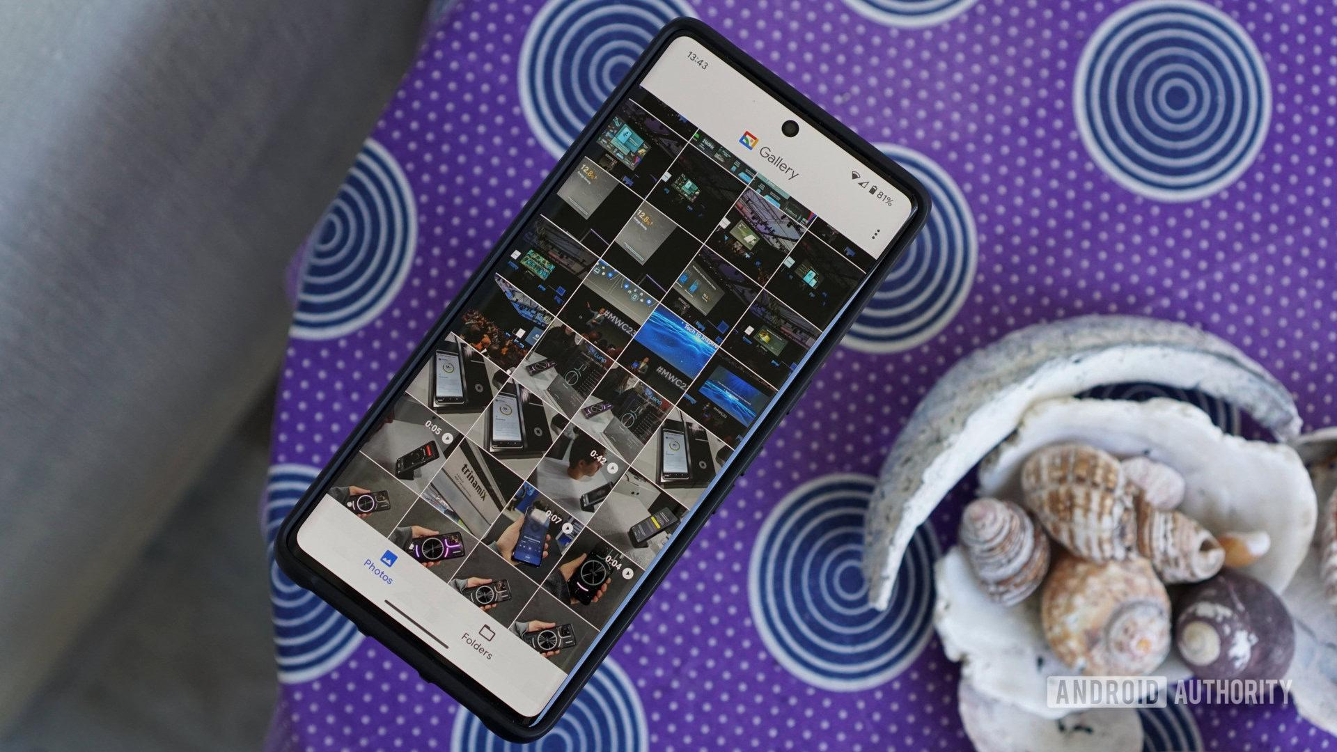Google Gallery app on Pixel resized Google Gallery app on Pixel resized